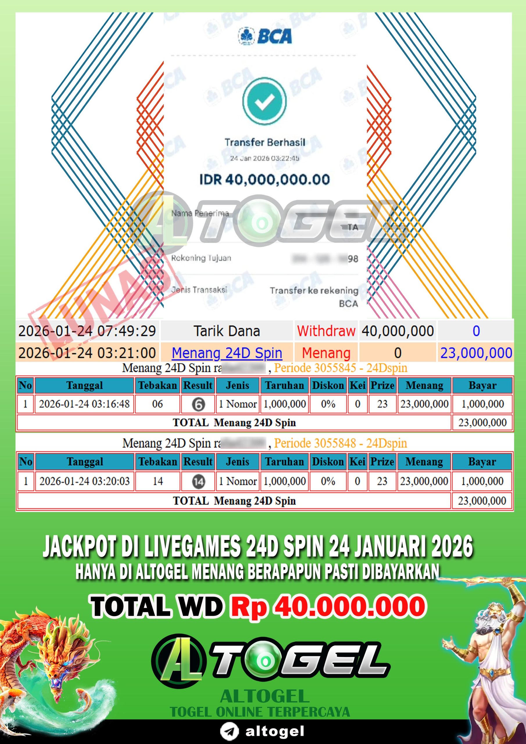 BUKTI JP ALTOGEL 24 JANUARI 2026