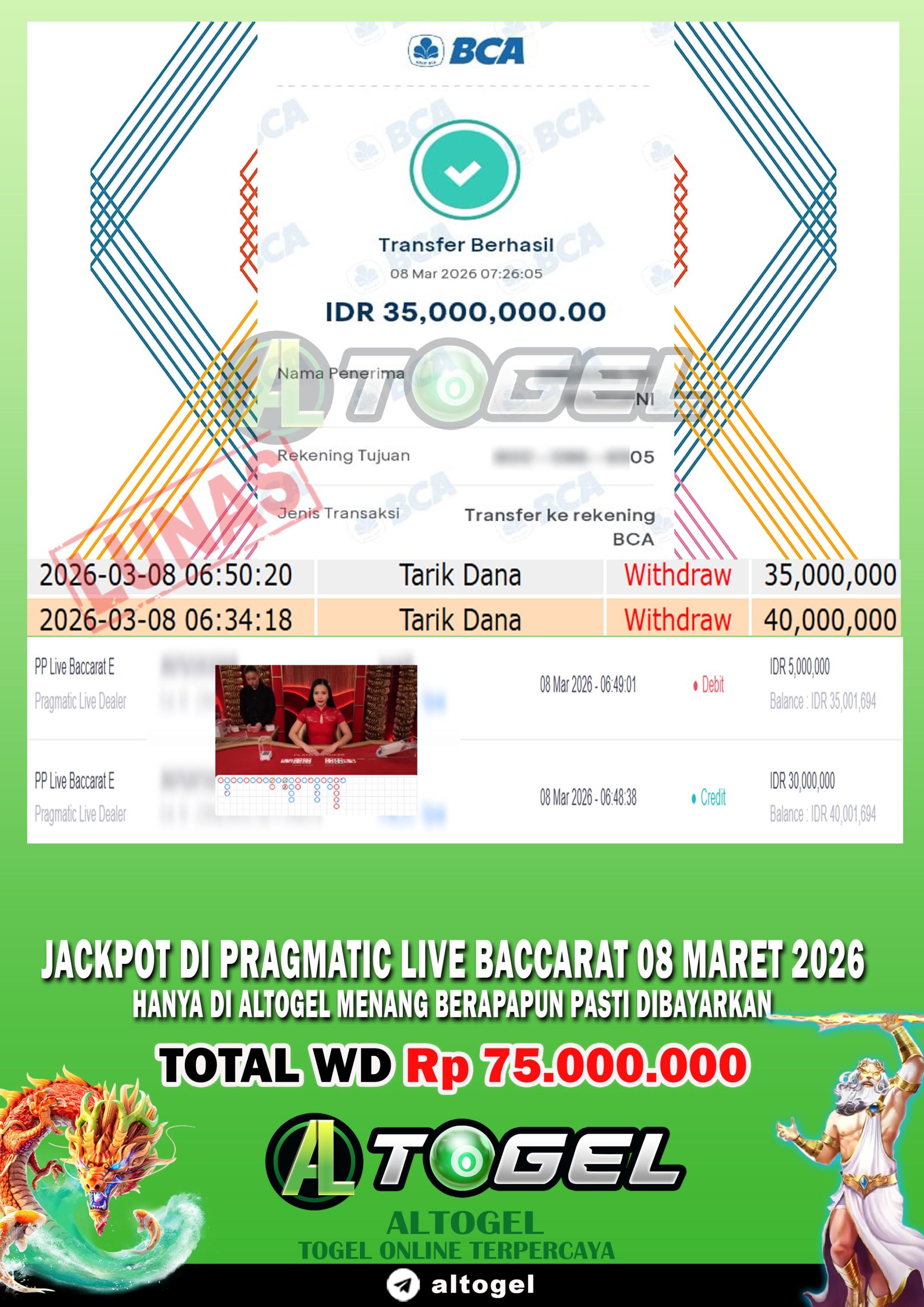 BUKTI JP ALTOGEL 08 MARET 2026